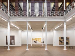 Inside Fundació Tàpies. Image: Roberto Ruiz Inside Fundació Tàpies