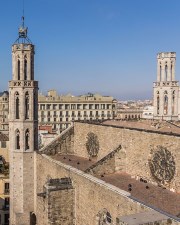 Basilica of Santa Maria del Mar. Imatge: AL PHT Air Picture TAVISA aerial view of Santa Maria del Mar.